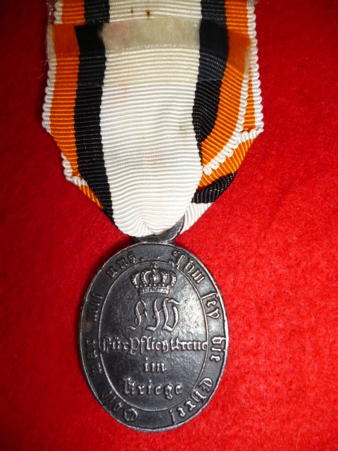 Prussia, Campaign Medal 1813-15, Non-Combatant’s type, obverse dated 1815